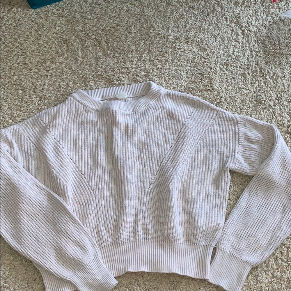 blush sweater